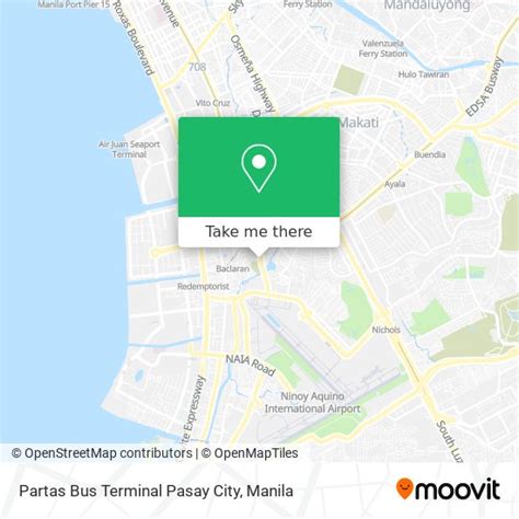 pasay google map|Partas Bus .